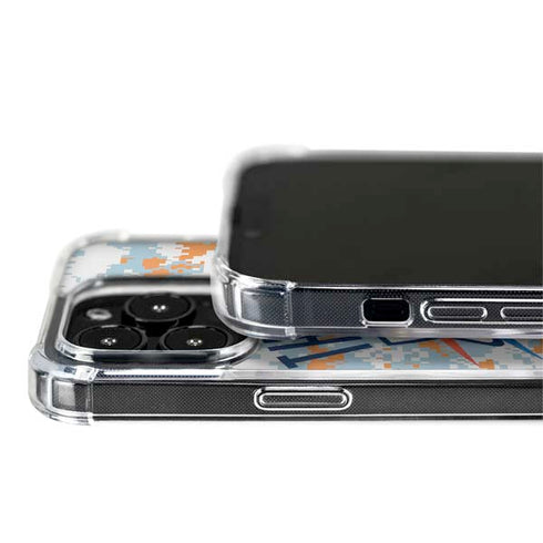 NBA Oklahoma City Thunder Digi Camo iPhone 15 Pro MagSafe Case
